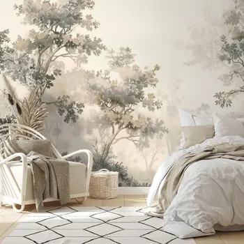 Tapeta Dovido Fototapeta minimalistický lesní kraj