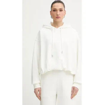 Dámská mikina Trussardi mikina s kapucí dámská bavlněná G8566000235N béžová 01X, vel. XS