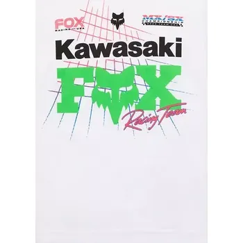 Chlapecké tričko Fox Youth Fox x Kawasaki Tee YL optic white