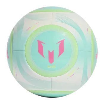 Fotbal Adidas Messi Club bílá/tyrkysová/růžová UK 5