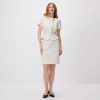 Dámská sukně Reserved - Mini sukně - krémová - 770KB-01X - 770KB-01X-S