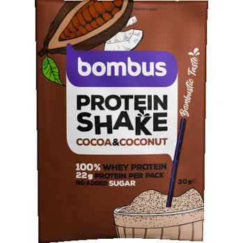 Protein shake Bombus protein 30g kakao a kokos