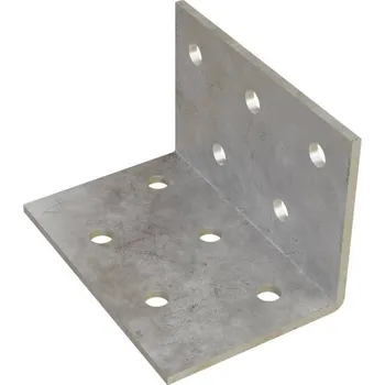 Zemní vrták Stalco Úhelník perforovaný, deskový, 80 x 80 x 80 mm, , bal.25 ks