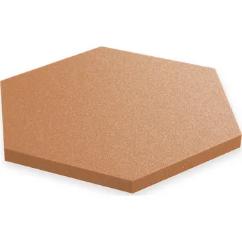 Obklad Bitmat Akustický panel Hexagon 50x50cm, tloušťka 3cm, hnědý
