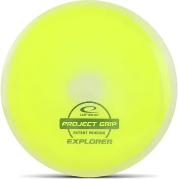 Disc golf Latitude 64° EXPLORER Project Grip Barva: Žlutá - transparentní, Váha: 175 g