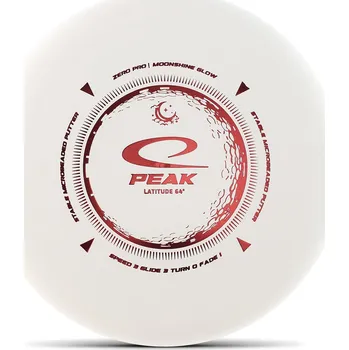 Disc golf Latitude 64° PEAK Zero Pro Moonshine Barva: Bílá, Váha: 176 g