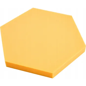 Obklad Bitmat Akustický panel Hexagon 50x50cm, tloušťka 5cm, žlutý