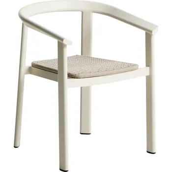 Kave Home Krémová zahradní židle s výpletem Erice