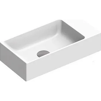 Umyvadlo Catalano PREMIUM umývátko 50 cm, bez přepadu, Cataglaze+Silver Titanium