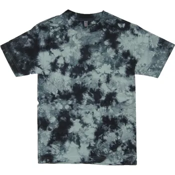 Pánské tričko Tričko unisex The Mountain batikované Infusion - černé-modré, S