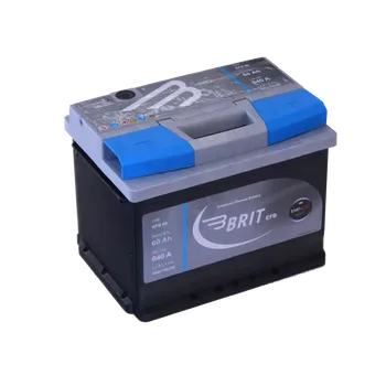 Autobaterie Autobaterie BRIT EFB 60 Ah - Baterie EFB START&STOP (Autobaterie pro vozidla se systémem Start-Stop. Vysoká cyklická odolnost, rychlé dobíjení, ideální pro Start&Stop systémy)