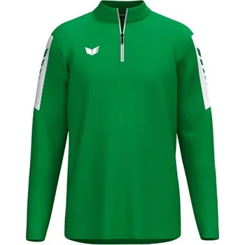 Chlapecká mikina ERIMA INTRO MIKINA 1/2 ZIP - DĚTSKÁ - Zelená - velikost 152