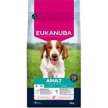Eukanuba Adult Small and Medium rich in salmon and barley 2x12kg