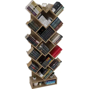 Obývací pokoj Tempo Kondela Regál, hnědošedá dub, VEVEY