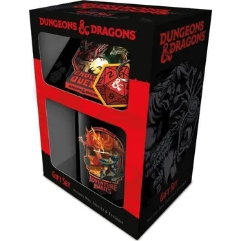Dungeon a Dragons Dárkový set (hrnek + klíčenka)