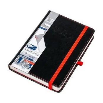 Diář Kalendarz 2026 B6 dzienny Jazz czarny