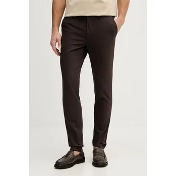 Pánské oblečení Kalhoty BOSS P-Kaiton1-Zip 50543945 hnědá 89X, vel. 34/32