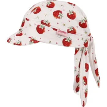 Čepice Dívčí pirátka s kšiltem Dráče jahody (Dívčí letní funkční pirátka)
