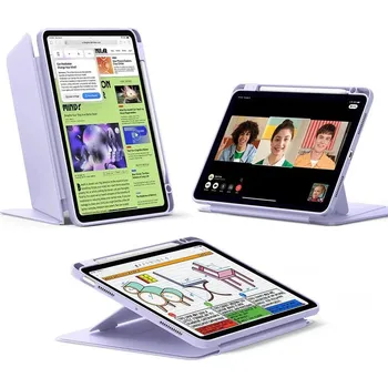 ESR - Flip Hybrid (s držákem na tužku) - iPad Air 11 (2024) - fialový