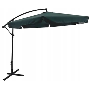 Stínicí technika Zahradní slunečník s ochranným obalem BANANA 300 cm zelený