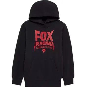 Chlapecká mikina Fox Youth Bolt Pullover Hoodie black YL