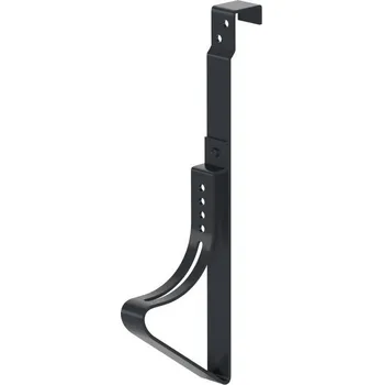 Podpěra komínové lávky, černá CoroLAV W Německý Ohnutý RAL 9005