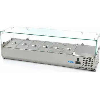 Kuchyňský gril Maxima Chladící nástavba 140 cm - vhodná pro 6 x 1/3 GN | 09400323