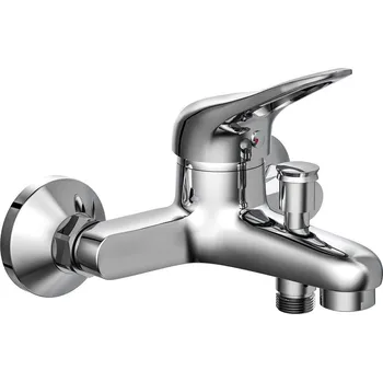 Sprchový set SCHÜTTE vanová baterie PORTO, vodovodní baterie koupelna, jednopáková baterie chrom | 77430