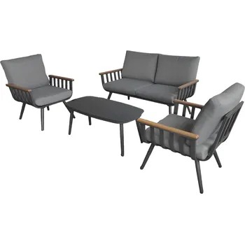 Zahradní sestava Sada zahradního nábytku SHEEN šedá