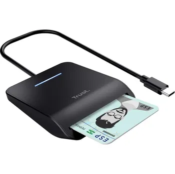 Čtečka paměťových karet TRUST PRIMO USB-C DNI SMARTCARD READER 26061