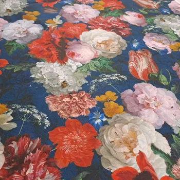 Pro útulný domov bavlněná látka PUGET KVĚTŮ