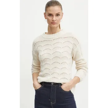 Pánský svetr Svetr z vlněné směsi Morgan MDAMON béžová 01X, vel. M