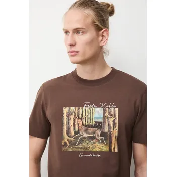 Pánské oblečení Tričko Medicine RS26-TSM265 hnědá 88X, vel. XL