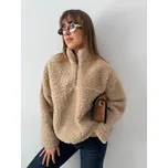 Mishel Plyšová bunda béžová Velikost: UNI