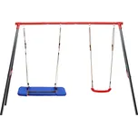 Zahradní houpačka SLOWNY červená/modrá