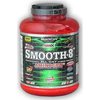 Proteinový nápoj Amix MuscLe Core Five Star Series Smooth-8TM Hybrid Protein 2300g Varianta: vanilla
