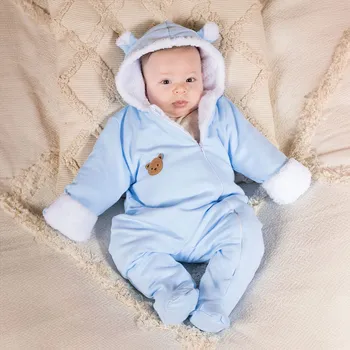 Kojenecký overall Bamar Teplákový overal s kožíškem Luna , vel. 62