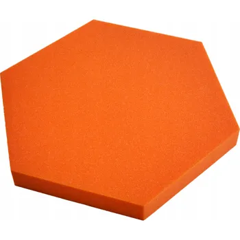 Obklad Bitmat Akustický panel Hexagon 50x50cm, tloušťka 3cm, oranžový