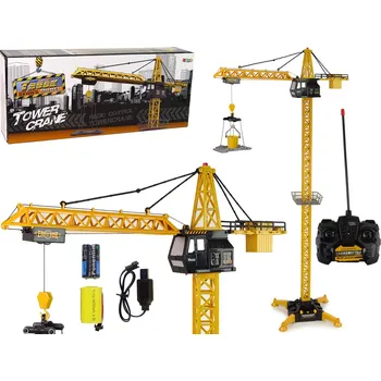 RC model auta Mamido Obrovský jeřáb RC na dálkové ovládání Výška 183 cm, 2 úrovně