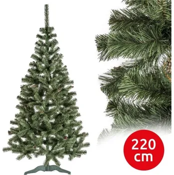 Vánoční stromek Donoci Cone 220 × 120 cm jedle Zelená 220 cm