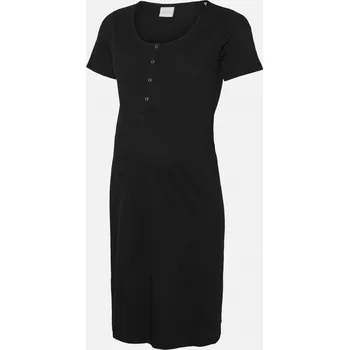 Dámské pyžamo Šaty Mamalicious Black 929289 16 (XL)