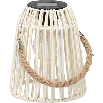 Lucerna Solární LED lucerna Sofian 18 cm bílá