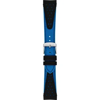 Řemínek na hodinky Volley - Voděodolný textilní řemínek na hodinky 20 mm modrý