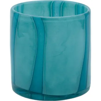 Váza Sandra Rich Skleněná váza Kinky, ø 12 × 12 cm, modrá&nbsp;19055-12-53