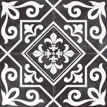 Peronda Dlažba Ayala black reverse 45x45 cm mat AYALABKR