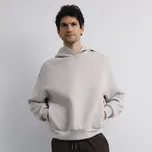 Reserved - Jednobarevná mikina s kapucí - béžová - 519EF-08X - 519EF-08X-M