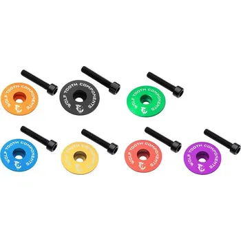 Hlavové složení Wolf Tooth Wolf Tooth Ultralight Stem Cap Flat víčko na vidlici barva černá