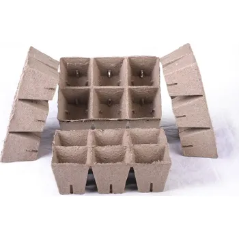 Sadbovač Jiffy Květináč hranatý sdružený 8 x 8 x 8 cm 6 ks