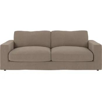 Pohovka Třímístná pohovka LANGDON 216x114x80 cm | hnědá