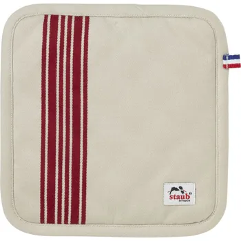 Chňapka Chňapky na hrnec 21 cm, červená, bavlna, Staub